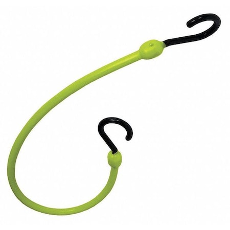 The Perfect Bungee Bungee Cord, Hook, 24 In.L, Green PC24G