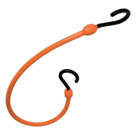 The Perfect Bungee Bungee Cord, Hook, 18 In.L, Orange PC18NG