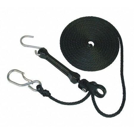 The Perfect Bungee Rope Strap 12 ft. L, Black PTDBK