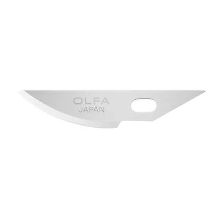 Olfa Precision Art Blade, Curved, For 6ZTJ9, Pk5 KB4-R/5