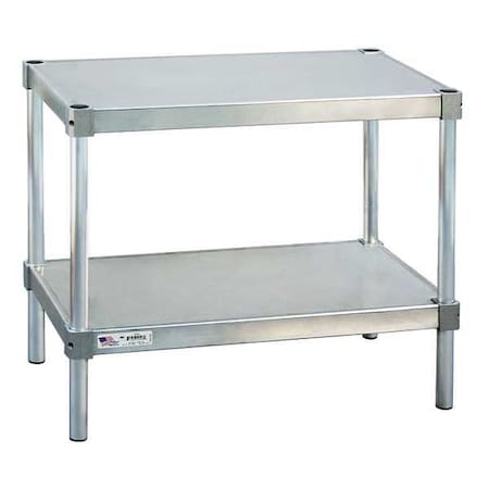 New Age Industrial Fixed Work Table, Aluminum, 20" W, 20" D 22036ES24P