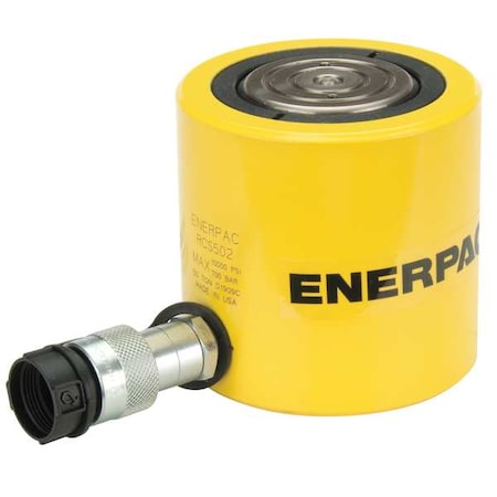 Enerpac RCS502, 48.1 ton Capacity, 2.38 in Stroke, Low Height Hydraulic Cylinder RCS502