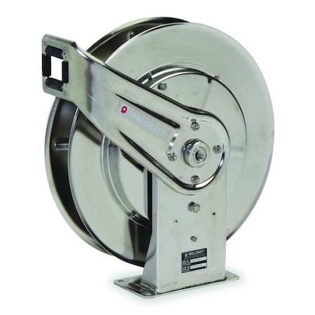 REELCRAFT Spring Return Hose Reel, 1/2 in Hose Dia., 50 ft Length, 500 psi 7800 OLS