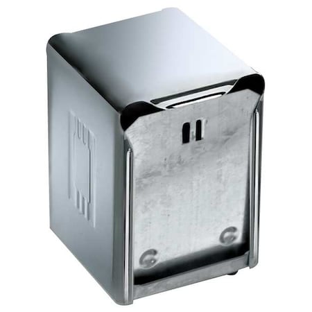 Zoro Select Steel, Color Chrome, 150, Napkin Dispenser H985X