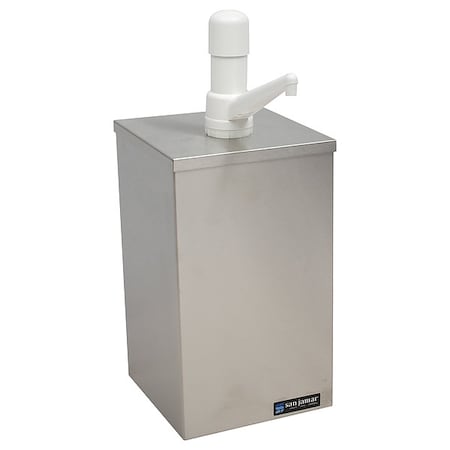 San Jamar Condiment Pump with Box, 7 3/4x12 1/2 P9800