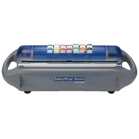 Zoro Select Safety Wrap Station with 1 Slide Cutter SW1218SC