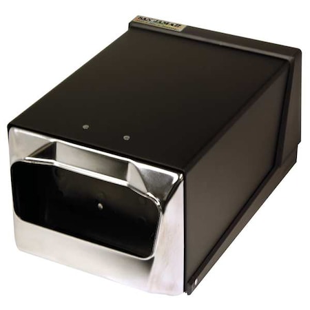 Zoro Select Plastic, Steel, Color Black, Chrome, 300 H3001BKC