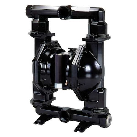 Aro Double Diaphragm Pump, Aluminum, Air Operated, Santoprene, 172 GPM PD20A-AAP-AAA-B