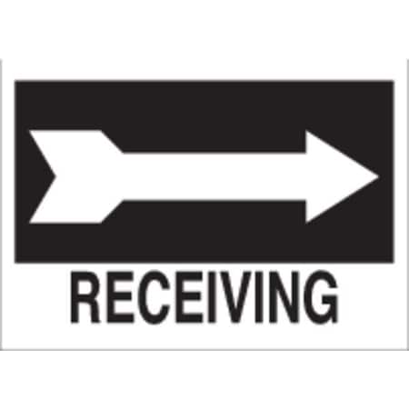 Brady Receiving, 14" W x 10" H, Rectangle, Plastic, 22469 22469