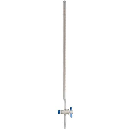 Zoro Select Burette, PTFE, 25ml.Grade A, PK6 (Formerly Lab Safety Supply) 6CDP5