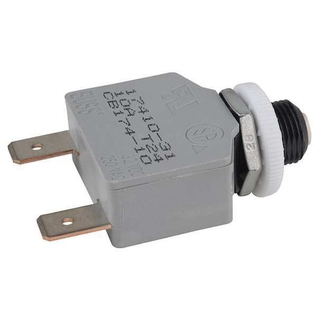 Eaton Bussmann Panel Mount Circuit Breaker, 10 A, 32V DC CB174-10