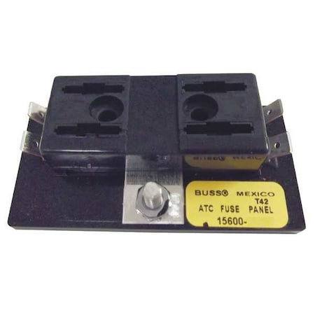 Eaton Bussmann Fuse Panel, 0 to 30A Amp Range, 32V DC Volt Rating, 4 Poles, Quick Connect, Automotive Fuse Type 15600-04-20