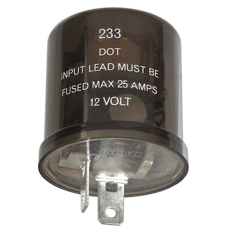 Eaton Bussmann Flasher, 20A, 3 Terminals, 12VDC NO. 233