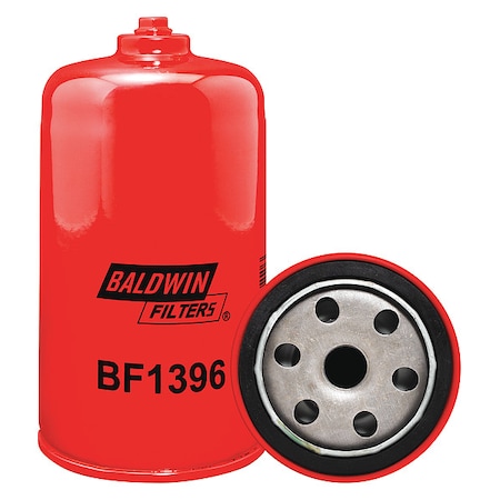 Baldwin Filters Fuel Filter, 5-29/32 x 3-1/32 x 5-29/32In BF1396