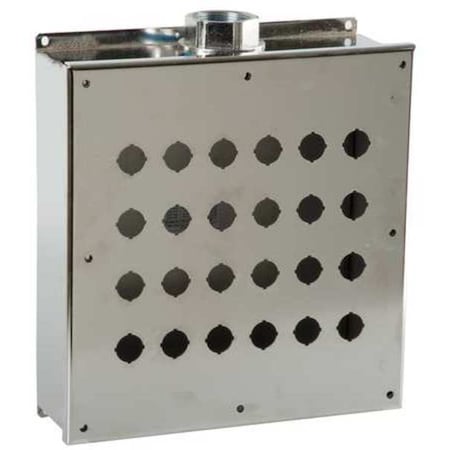 Ge Enclosure, Pushbutton, 24Hole, Sheet Steel OBSOLETE