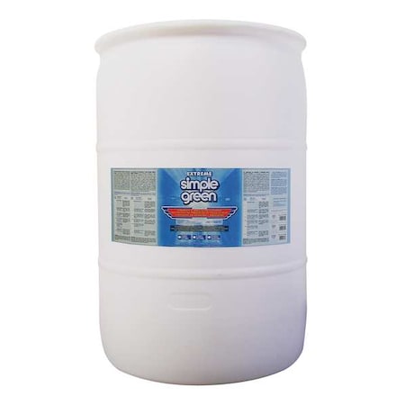 Simple Green Industrial Cleaner And Degreaser, 55 Gal Drum, Liquid, Clear 0100000113455