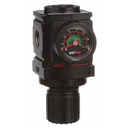 ARO Air Regulator, 1/4 In. NPT, 59 cfm, 250 psi R37121-600