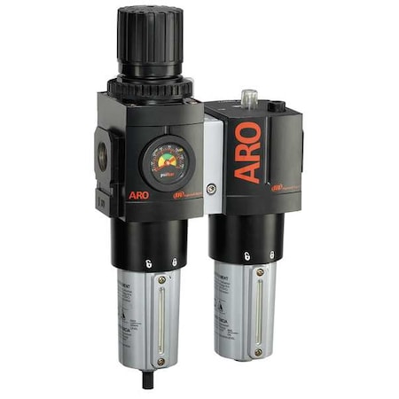 Aro Filter/Regulator/Lubricator, 208 cfm C38461-610