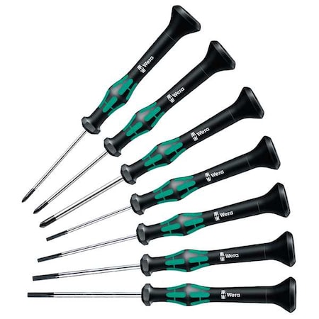 Wera Precision Screwdriver Set, Sl/Ph, 7 pcs 05345271001