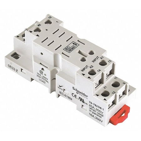 Schneider Electric 70-782D8-1A $9.57 Relay Socket, Finger Safe, Square ...
