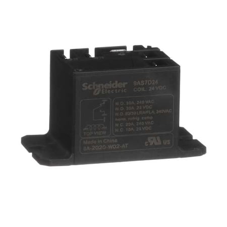 Schneider Electric Panel Flange, Enclosed Power Relay, Square, 5, Faston Terminal 9AS7D24