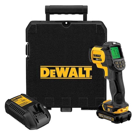 Dewalt Infrared Thermometer, Adjustable 0.10 to 1.00, -20 Degrees  to 932 Degrees F, Backlit LCD DCT414S1