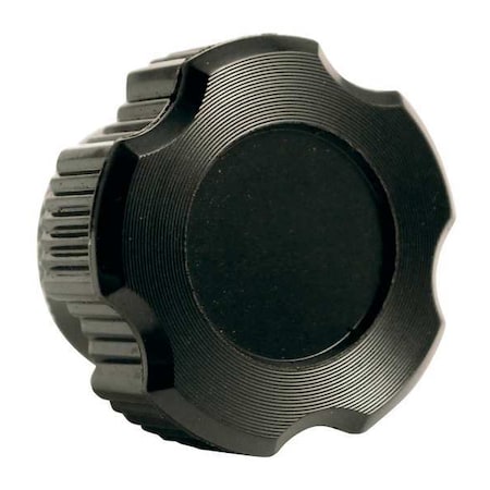 DAVIES Fluted Knob, 1/2-13 Thread Size, 1.50"L, Blind Tap, HR Phenolic 2890-C