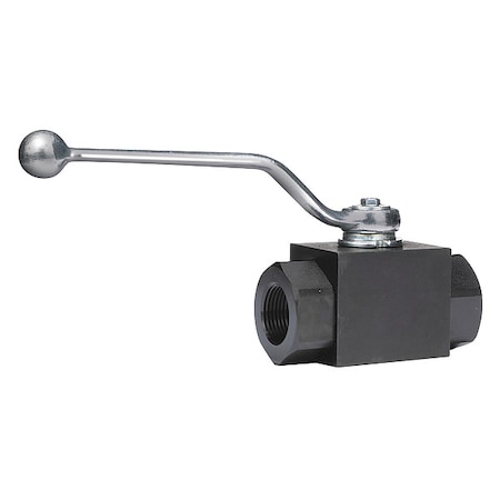 Dynaquip Controls 1" FNPT Carbon Steel Ball Valve Inline VAE2.A0 1