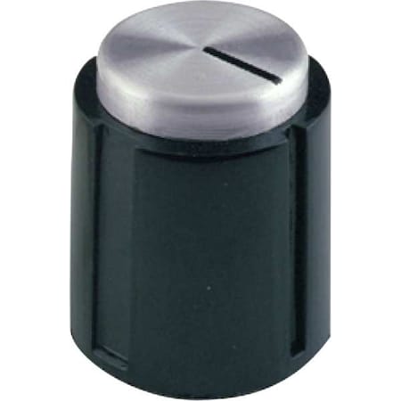 Davies Control Knob, 1/4" Thread Size, Molded Hole Type 1200-W