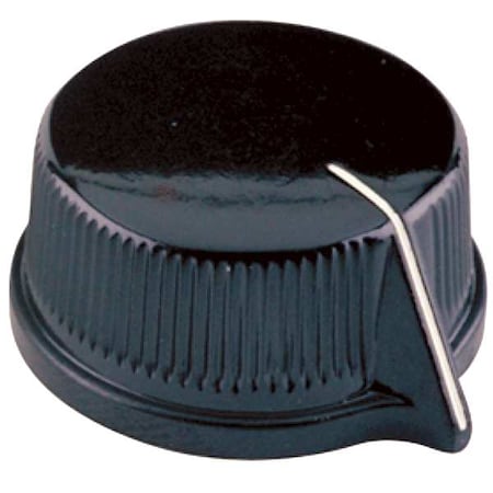 Davies Pointed Control Knob, 1/4" Thread Size, 1/2"L, GP Phenolic 1470AS