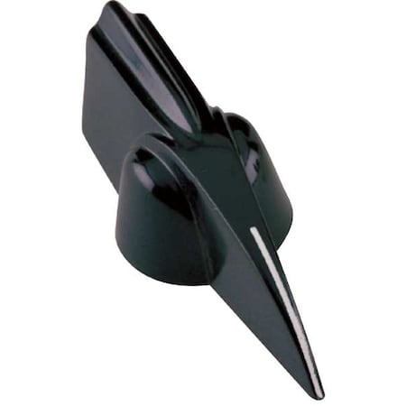 Davies Pointed Control Knob, 1/4" Thread Size, 0.63"L, HR Phenolic 2350AF