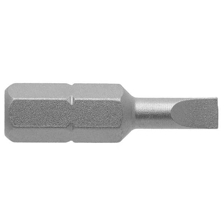 Apex Tool Group Torsion Bit, SAE, 1/4", Hex, 3F-4R, 1" 445-0X