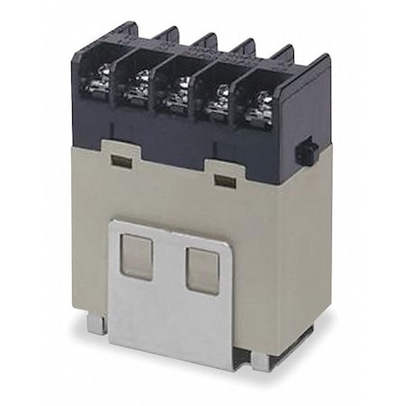 OMRON Enclosed Power Relay, 10Pn, 120VAC, 4PST-NO G7J-4A-B-W1-AC100/120