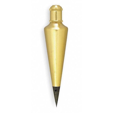 Johnson Level & Tool Plumb Bob, Brass, 8 Oz 108