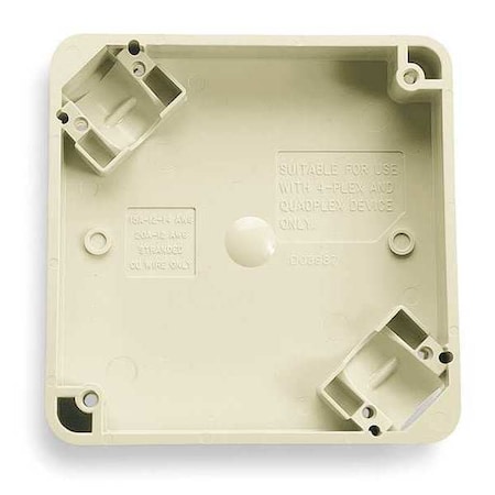 Hubbell Wiring Device-Kellems PLEX Accessory, Polycarbonate, Portable Box Type HBL4PBI