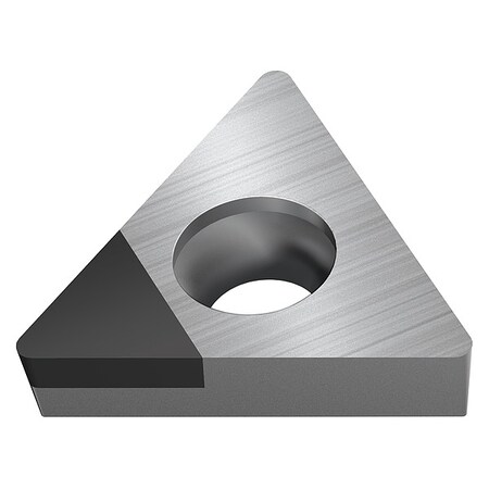 Walter Triangle Turning Insert, 5/32 in, TC., 0.0156 in 7823872