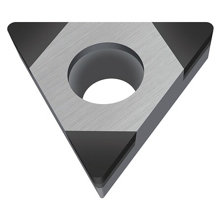 Walter Triangle Turning Insert, 1/4 in, TC., 0.008 in TCGW110202TS-3 WBK20
