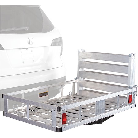 Apex Cargo Carrier, Silver, Single/Drop Door, Overall Width: 48 in ACC500-DLX