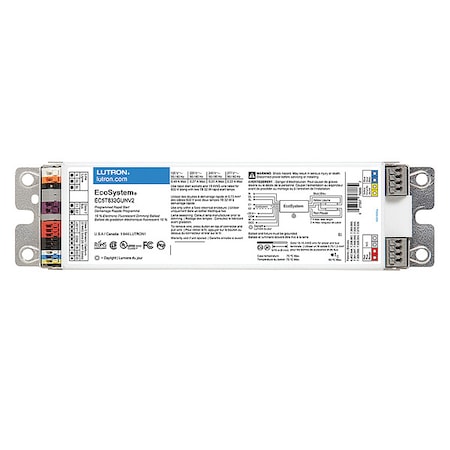 Lutron FluorDimBallast, Rapid, EcoSystem(R), 1PK EC5T832GUNV2