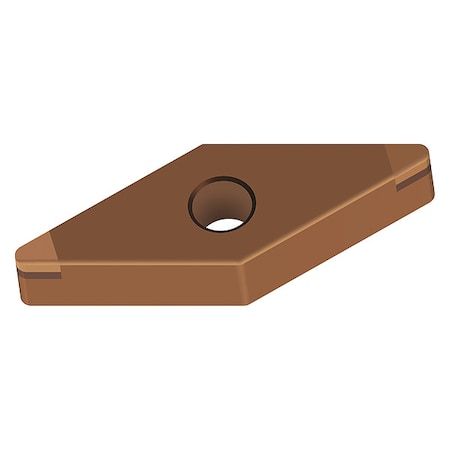 Walter Diamond Turning Insert, 3, VNGA, 1 7636843