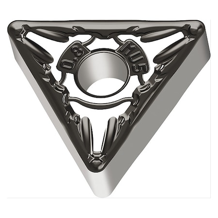 Walter Triangle Turning Insert, 3/8 in, TN., 0.0468 in 7560059