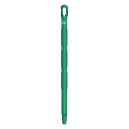 Vikan Color Coded Handle, 1 1/4 in Dia, Green, Polypropylene 29662