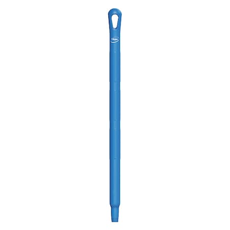 Vikan Color Coded Handle, 1 1/4 in Dia, Blue, Polypropylene 29663