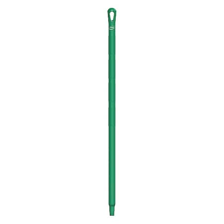 Vikan Color Coded Handle, 1 1/4 in Dia, Green, Polypropylene 29682