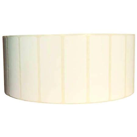 Zoro Select Barcode Printer Label, White, Labels/Roll: 5500 60DX64