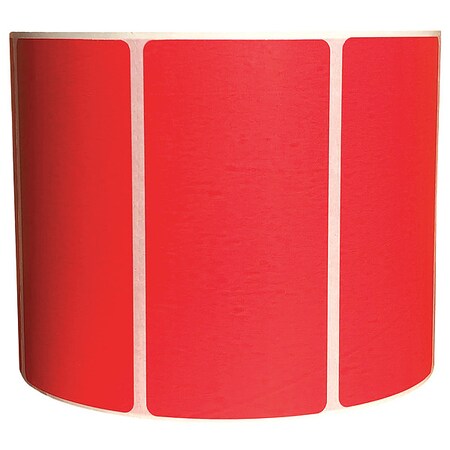 Zoro Select BarcodePrinterLabel, ThermalTransfer, Red 60DY02