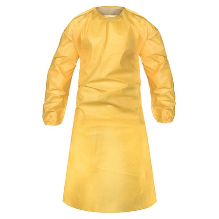 Lakeland Apron, ChemMax 1, Bound, 15 mil, 72 in, XL, 50 PK C1B657Y-XL