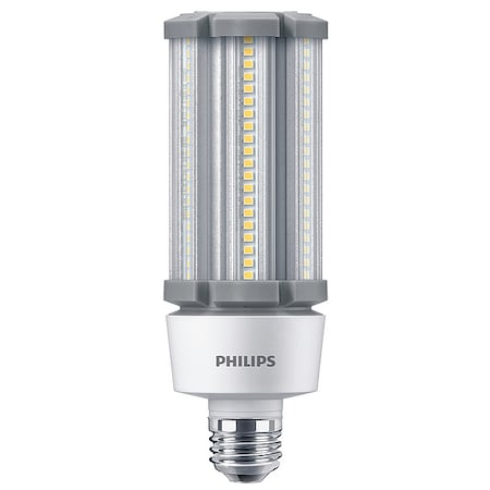 Philips 27 W, HID Replacement LED Bulb, White, Cylindrical, 5000K Temp. Clear Finish, Non-Dimmable 27CC/LED/850/ND E26 G2 BB 6/1
