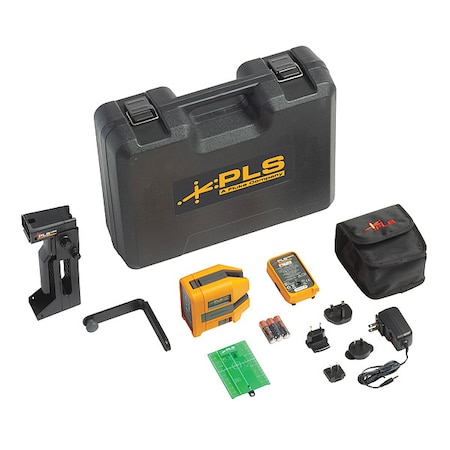 Pls Cross Line Laser, Automatic Self-Leveling PLS 180G RBP KIT
