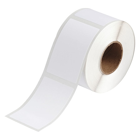 Brady Pre-Cut Label Stock Roll, White, Matte J20-260-2585